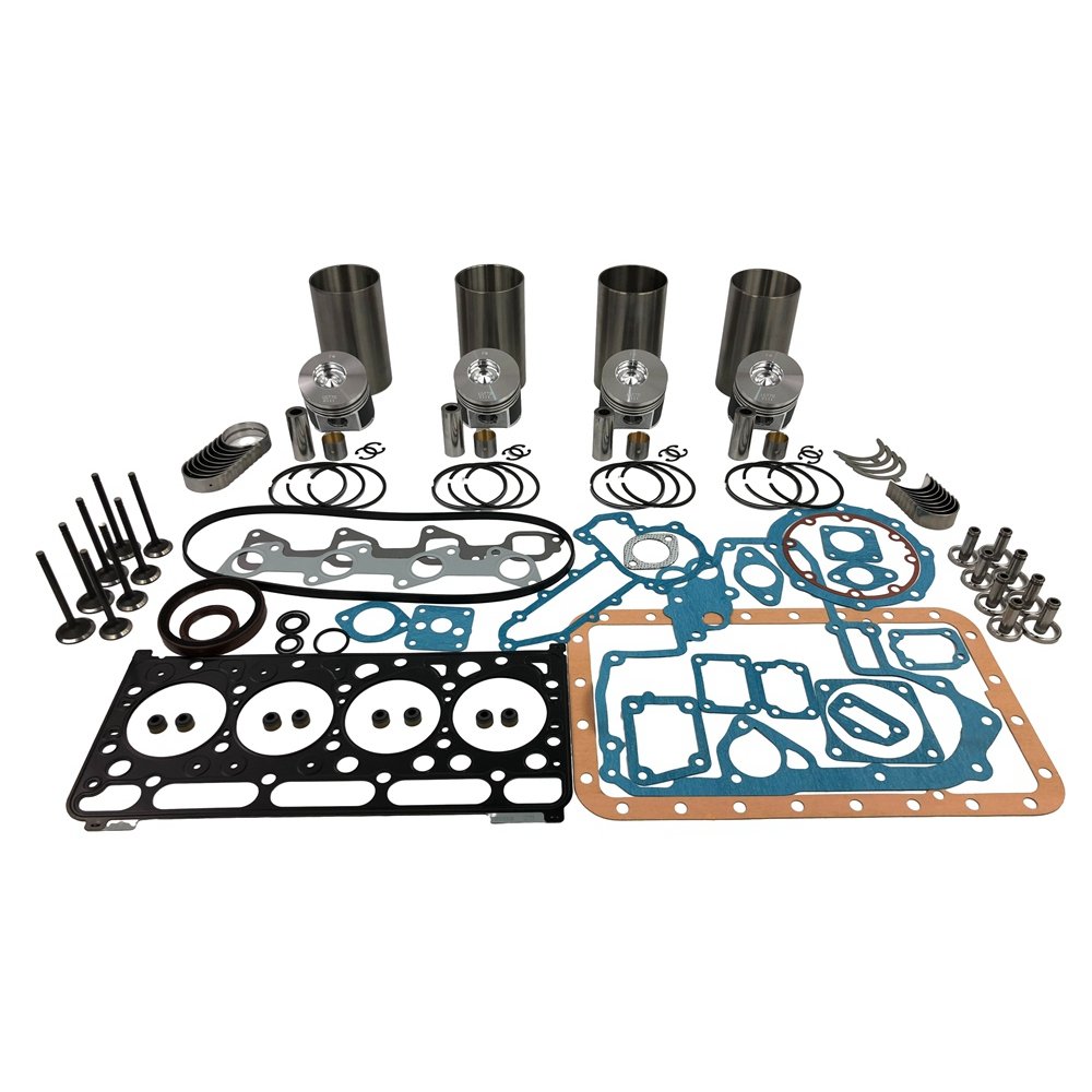 For Kubota V2003 Overhaul Rebuild Kit Piston Ring Full Head Gasket Set Bearing