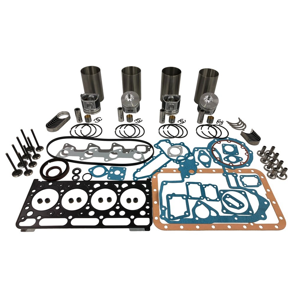 For Kubota V2003 Overhaul Rebuild Kit Piston Ring Full Head Gasket Set Bearing