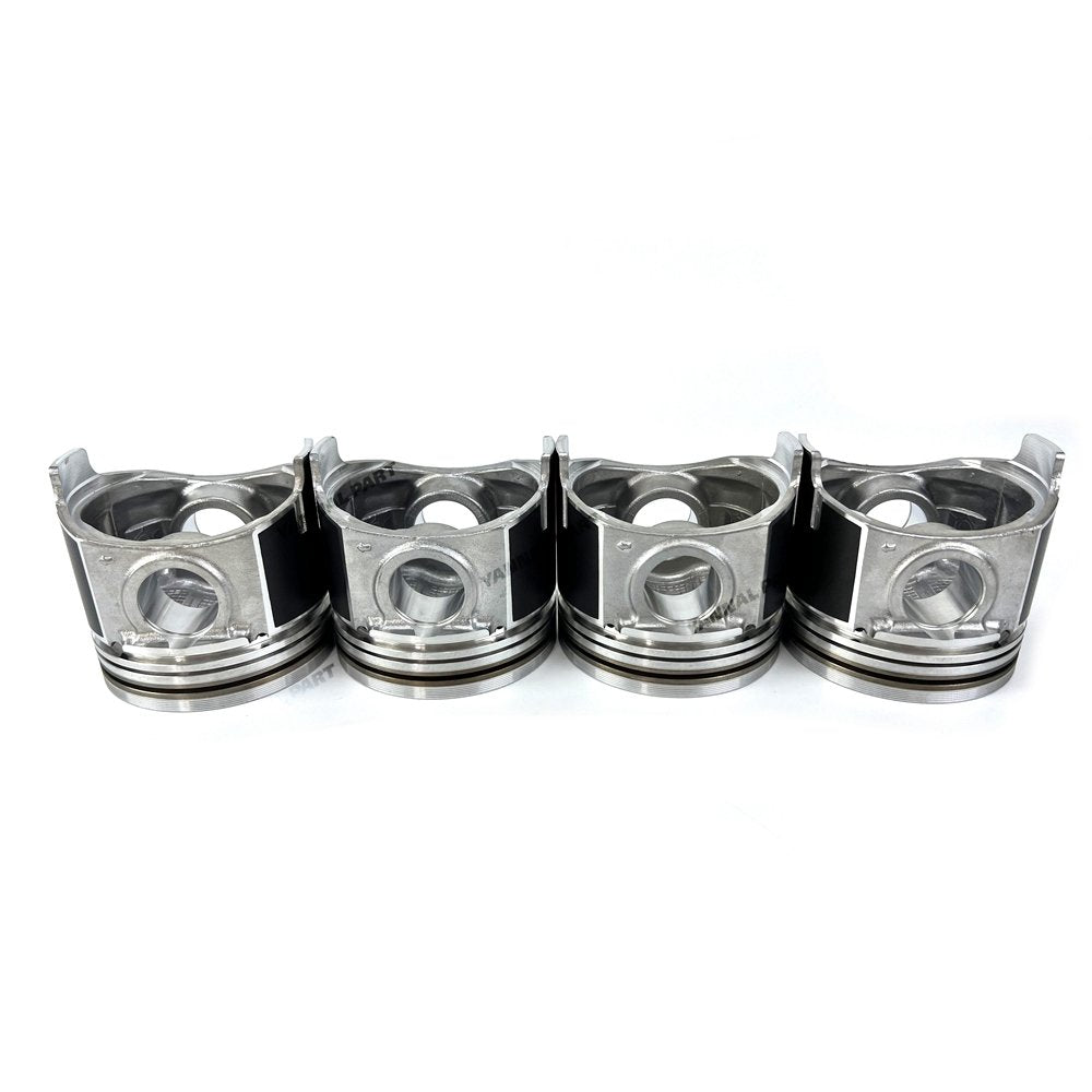 4 PCS Piston For Kubota V2607 Engine Part