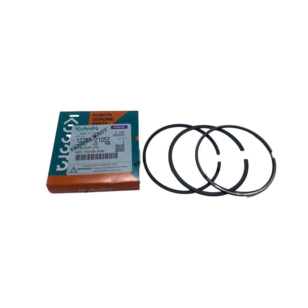 New 4x 1J701-21052 Piston Rings STD For Kubota V2607 Engine