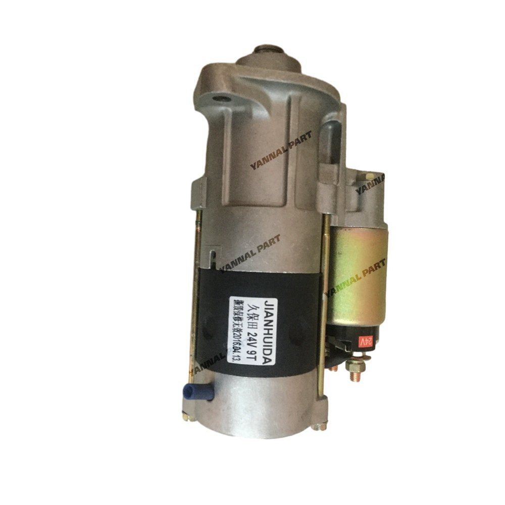 Starter 9T 24V For Kubota V3300 Engine Part