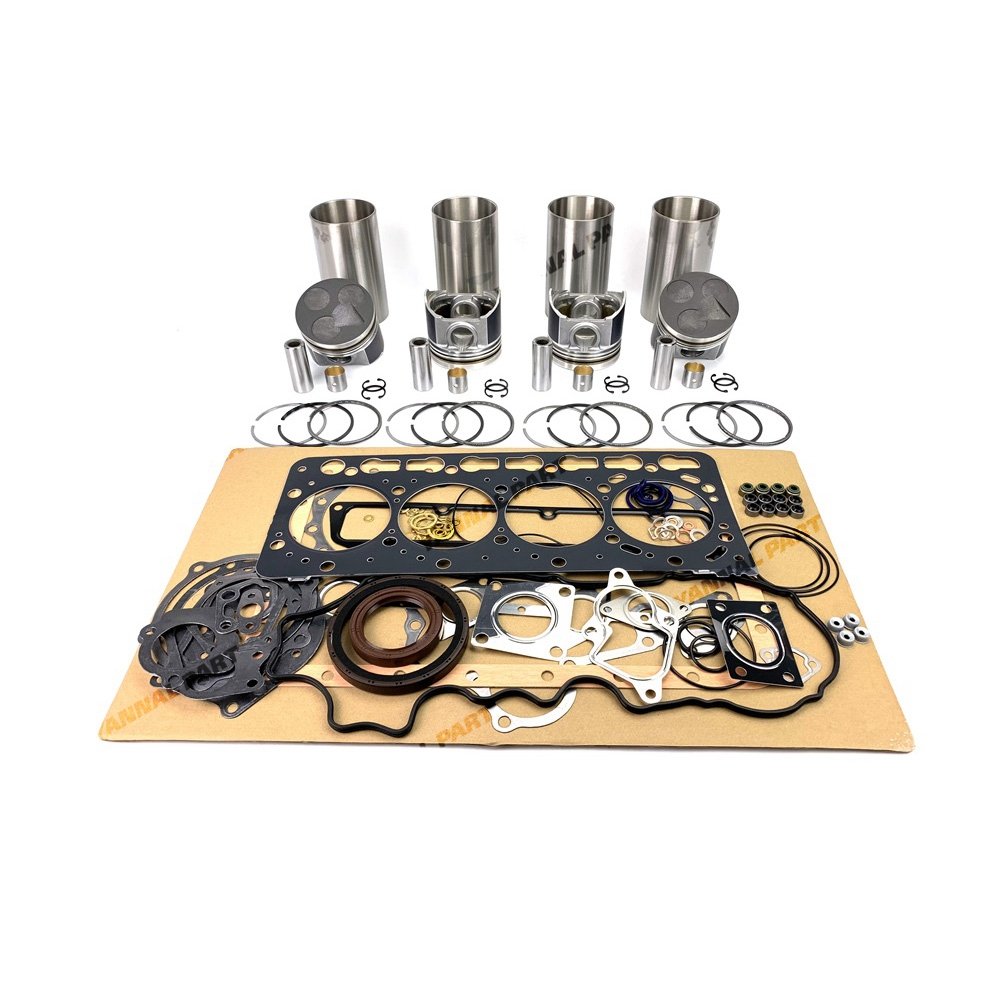 V3600 Overhaul Rebuild Kit With Full Gasket Kit For Kubota Diesel Engine