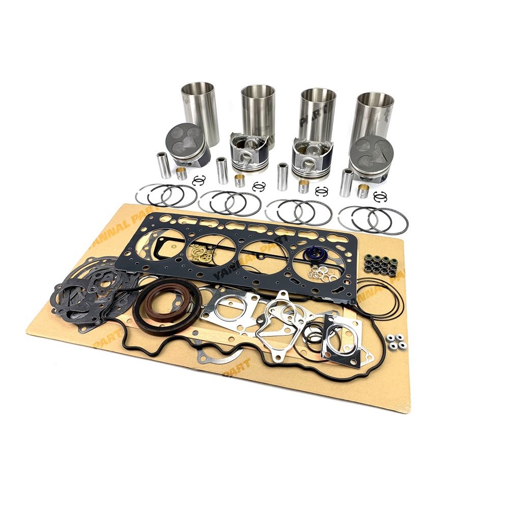 V3600 Overhaul Rebuild Kit With Full Gasket Kit For Kubota Diesel Engine