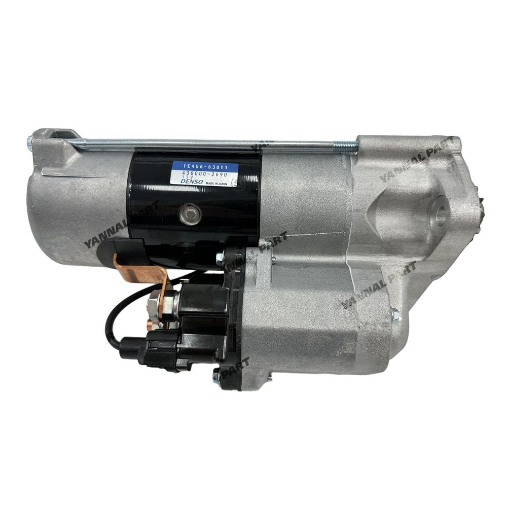 Starter Motor 1E456-63010 Fit For Kubota V3800 Engine