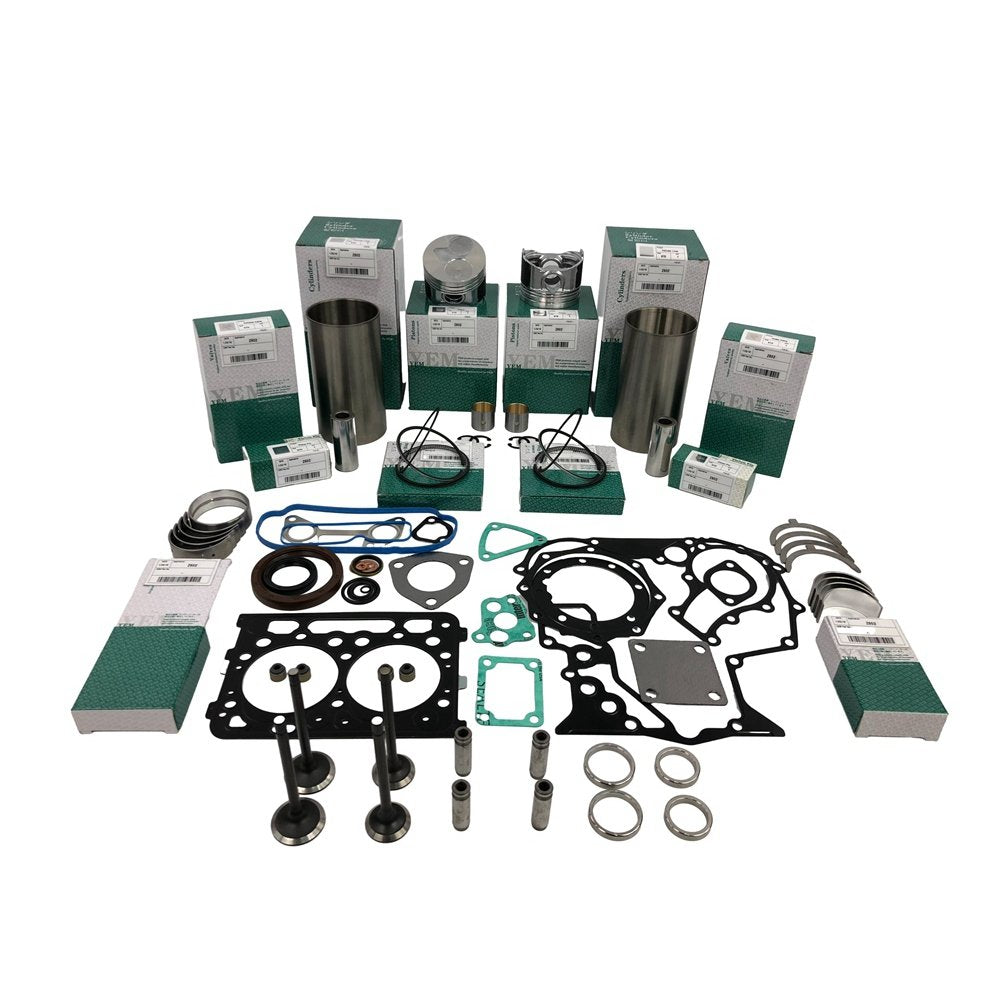 For Kubota Z602 Overhaul Rebuild Kit With Gasket Set Bearing