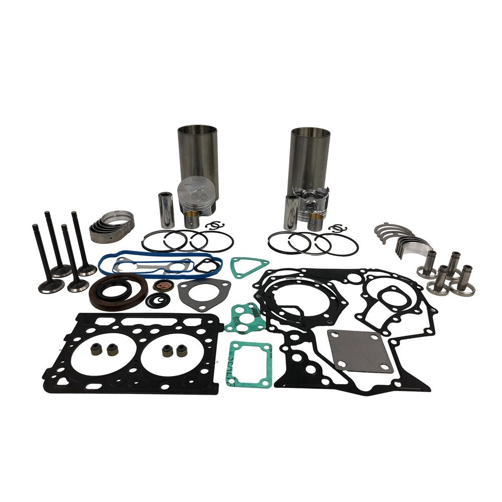 For Kubota Z602 Overhaul Rebuild Kit With Gasket Set Bearing