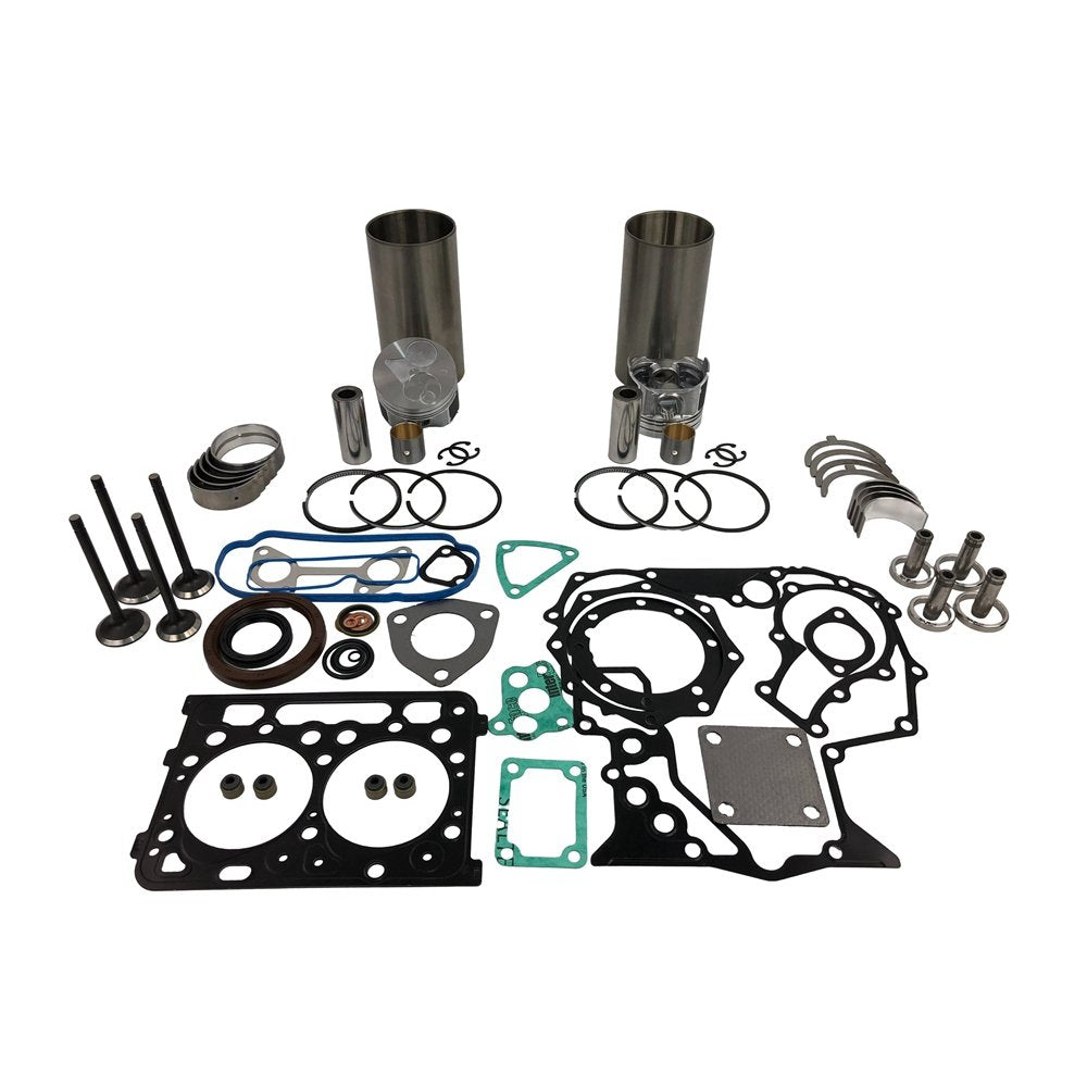 For Kubota Z602 Overhaul Rebuild Kit With Gasket Set Bearing