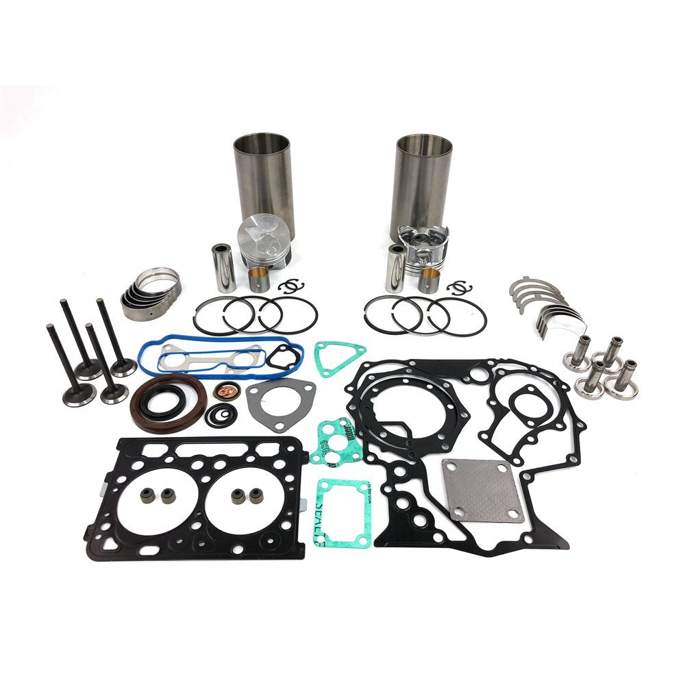 For Kubota Z602 Overhaul Rebuild Kit With Gasket Set Bearing