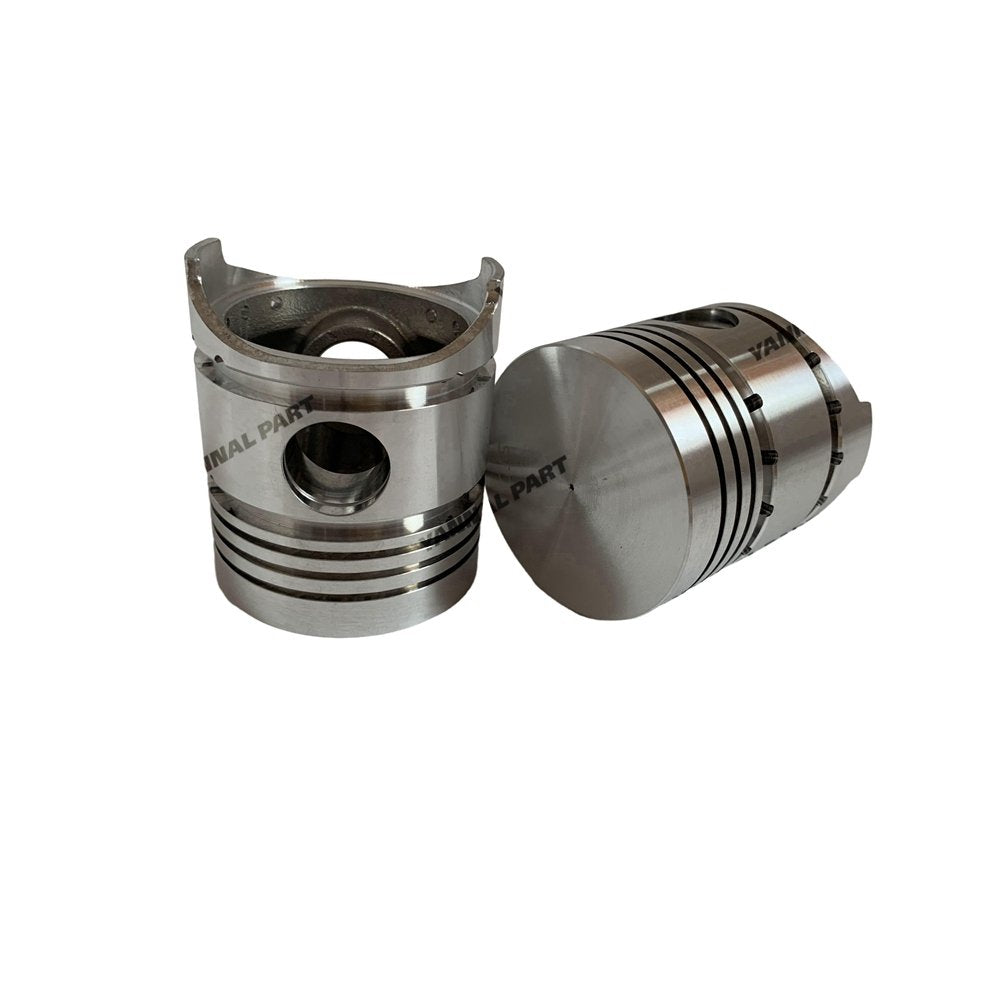 2x ZL600 Piston Kit STD For Kubota diesel Engine parts