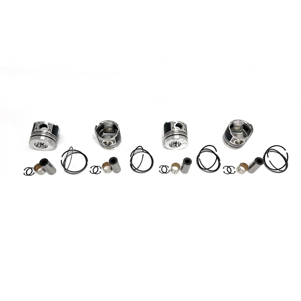 6X Piston Kit With Ring Set STD For Nissan FD33 Engine