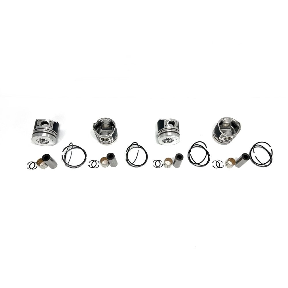 6X Piston Kit With Ring Set STD For Nissan FD33 Engine