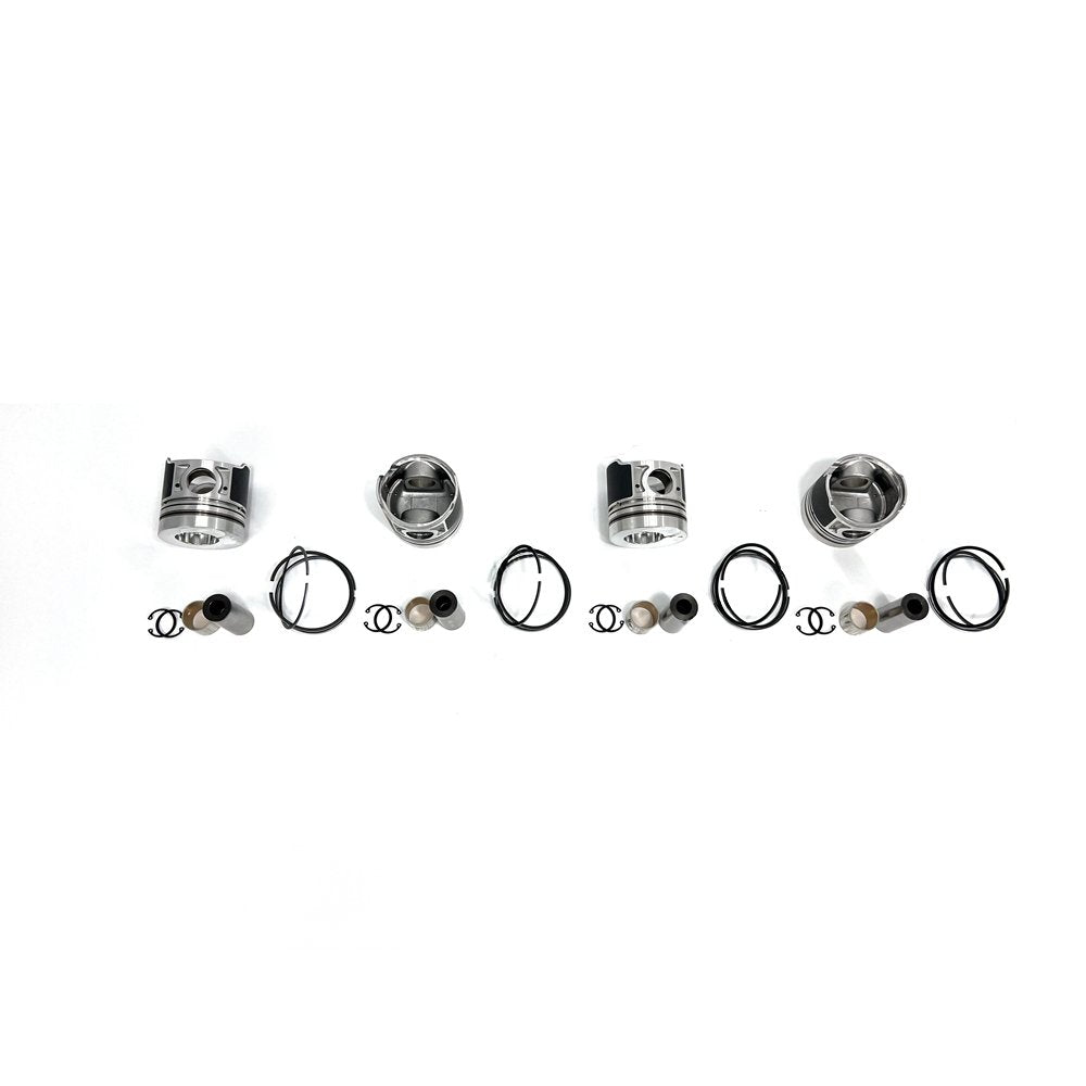 6X Piston Kit With Ring Set STD For Nissan FD33 Engine