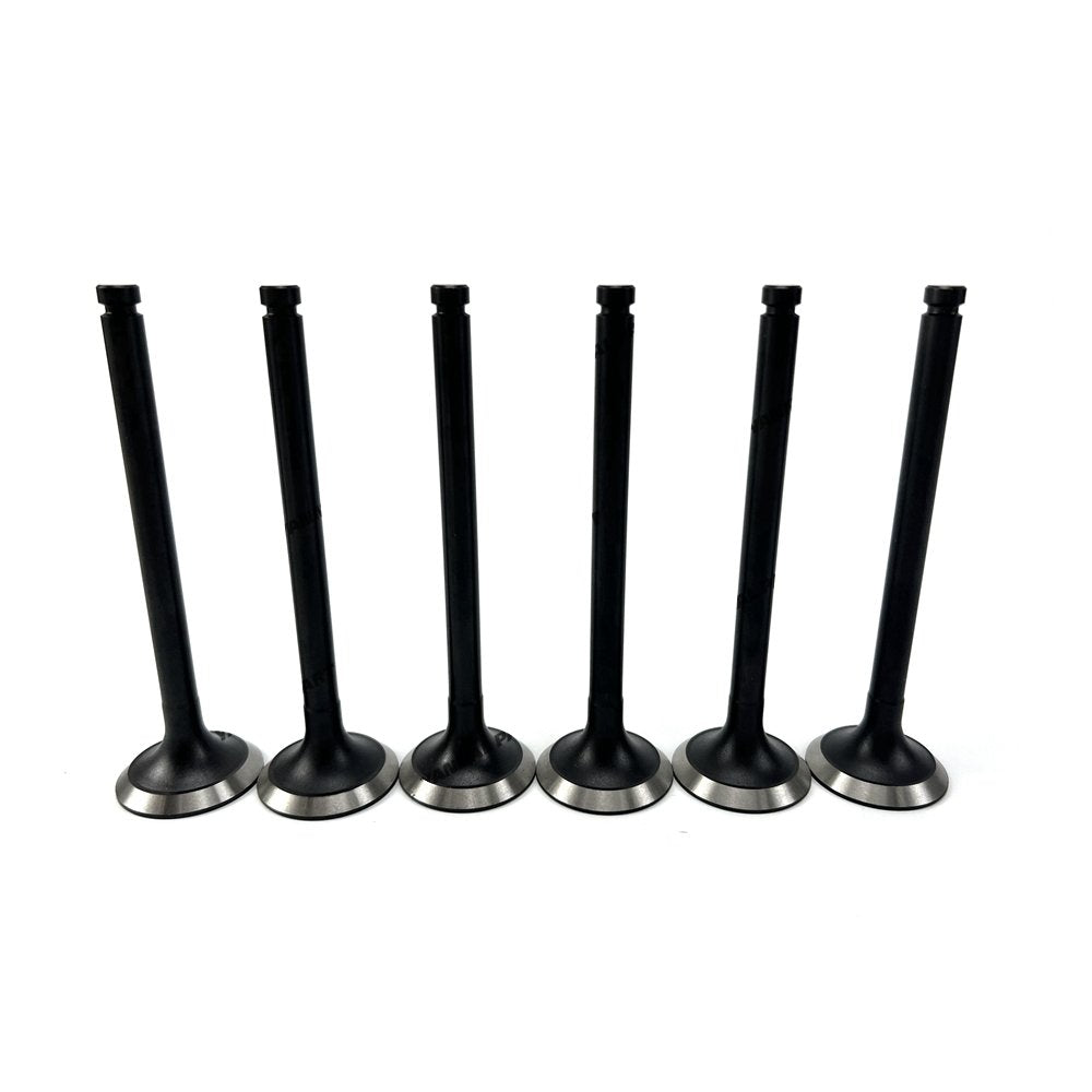 6 PCS Exhaust Valve For Nissan FD6 Engine Part