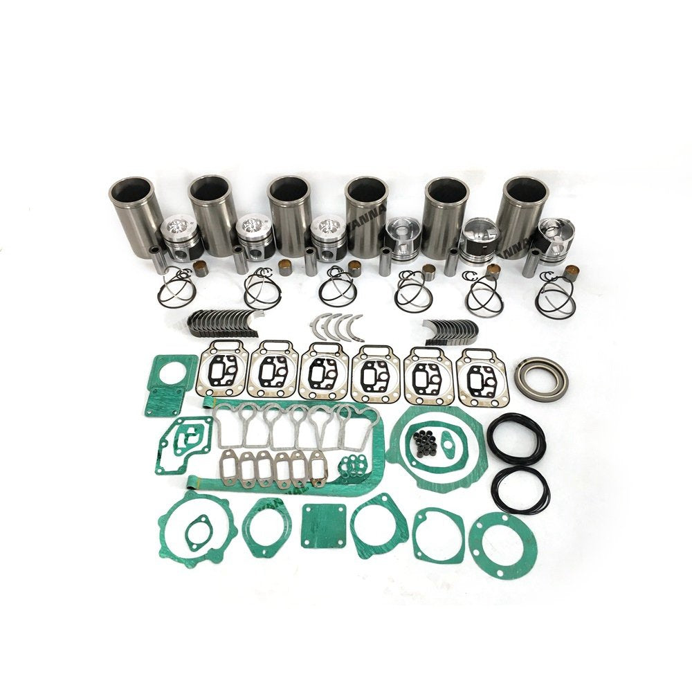 6x For Nissan Overhaul Rebuild Kit With Gasket Set Bearing TD226B-6G Engine Part