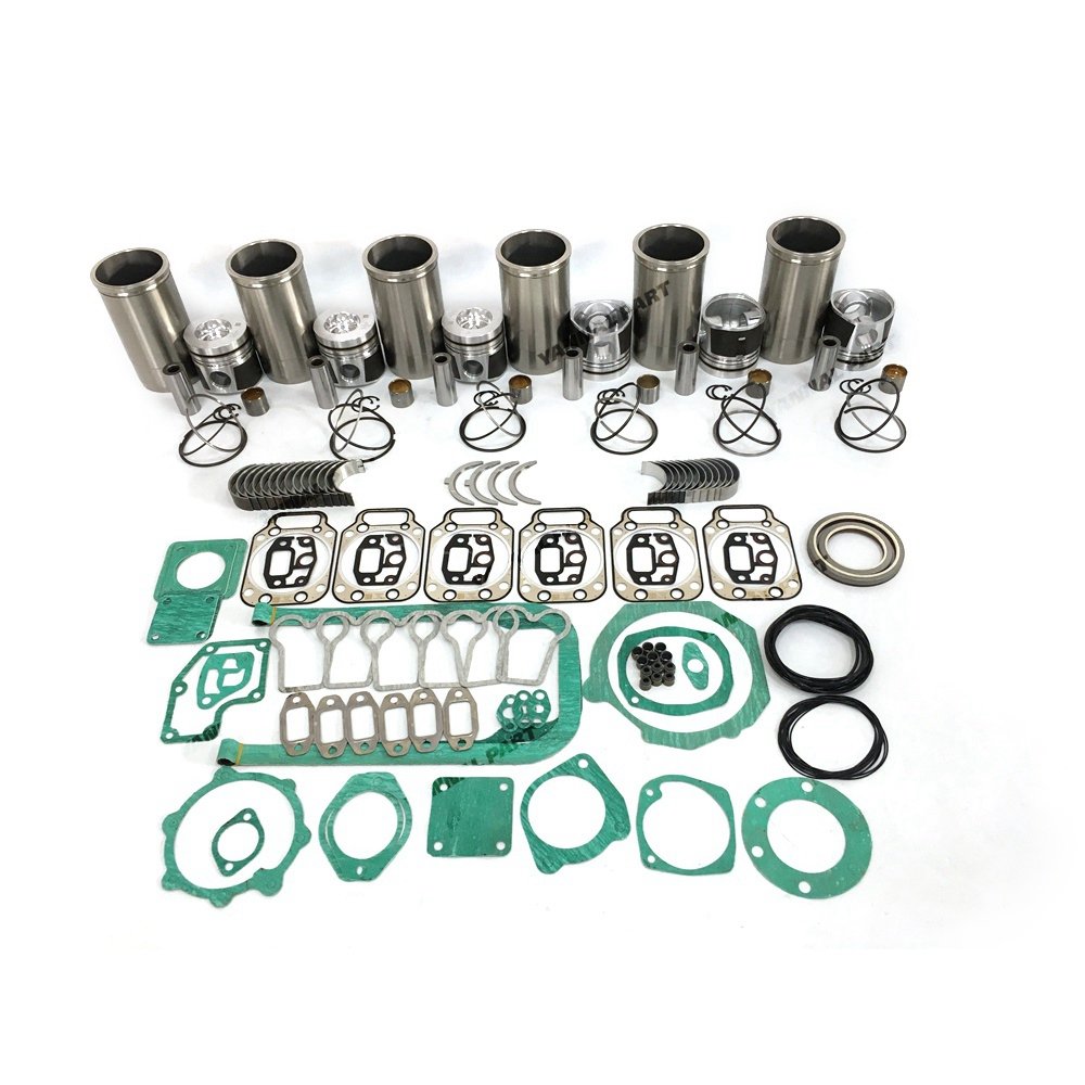 6x For Nissan Overhaul Rebuild Kit With Gasket Set Bearing TD226B-6G Engine Part