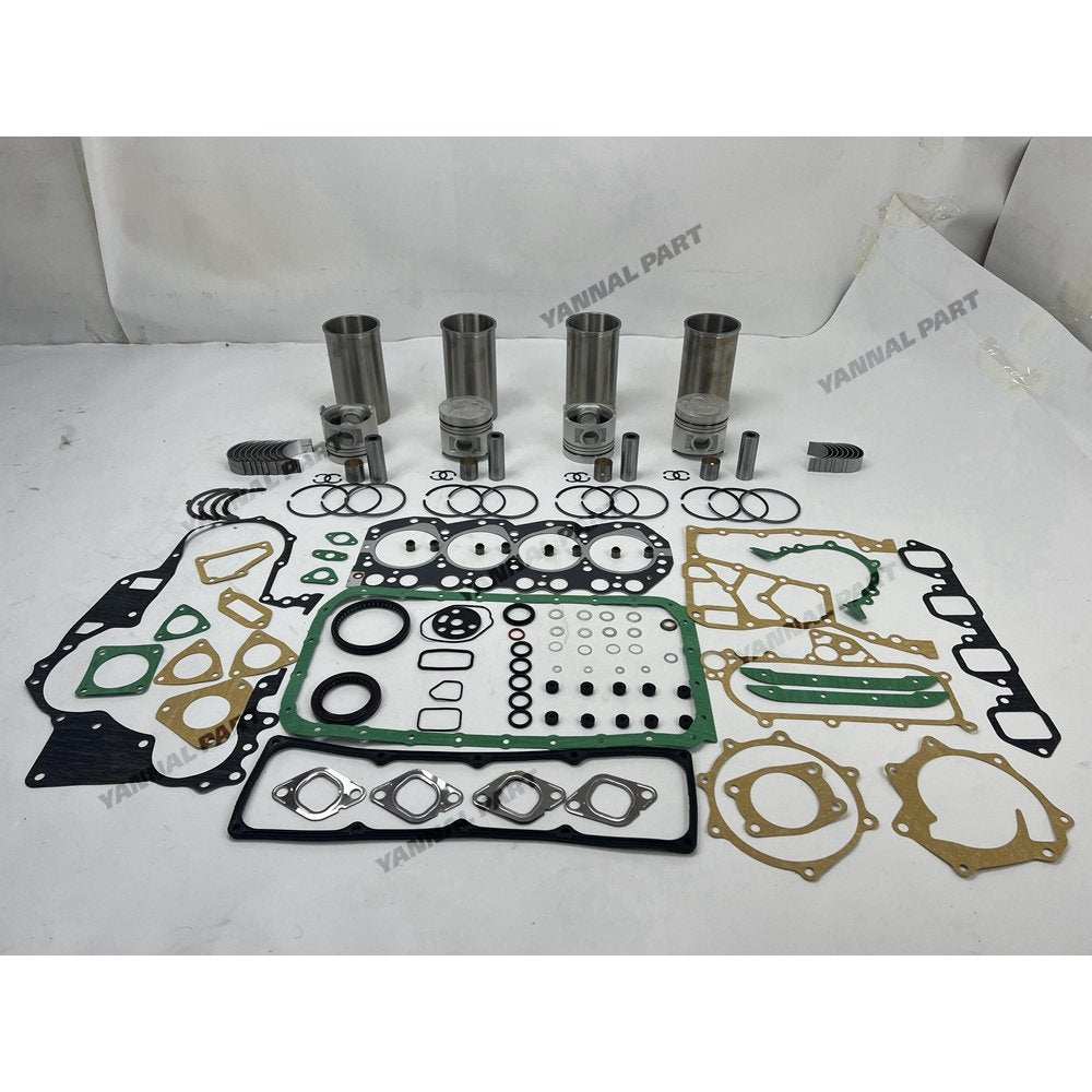 4x TD25 Overhaul Rebuild Kit With Gasket Set Bearing For Nissan diesel Engine