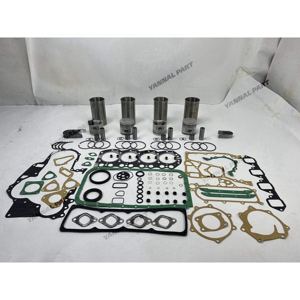 4x TD25 Overhaul Rebuild Kit With Gasket Set Bearing For Nissan diesel Engine