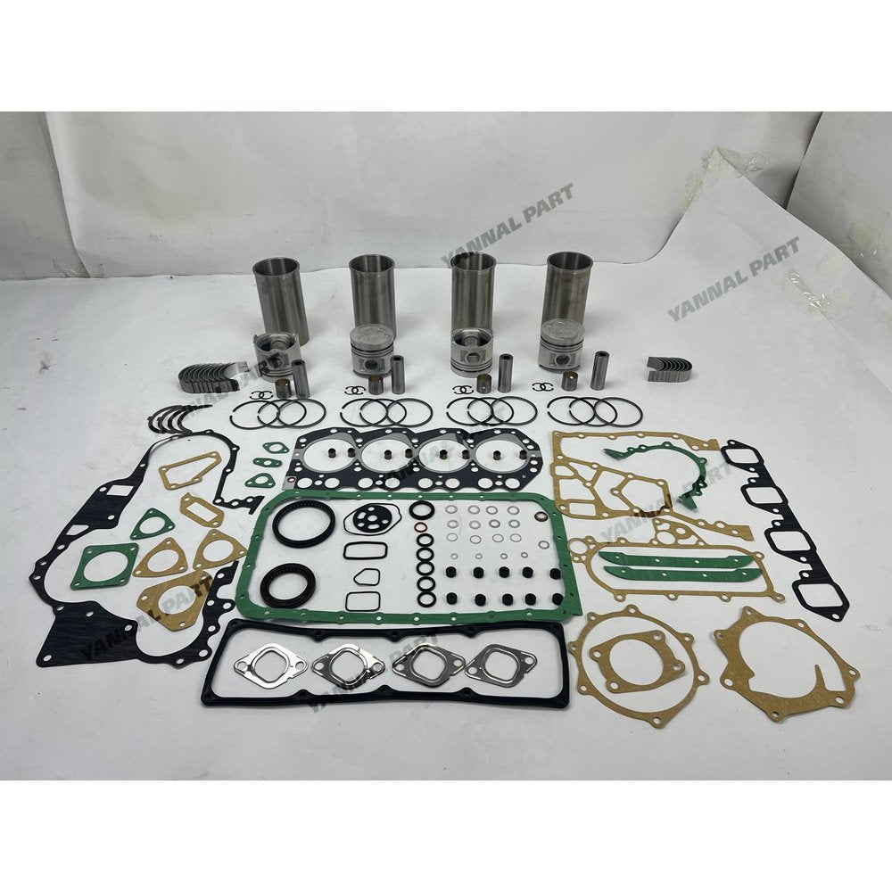 4x TD25 Overhaul Rebuild Kit With Gasket Set Bearing For Nissan diesel Engine