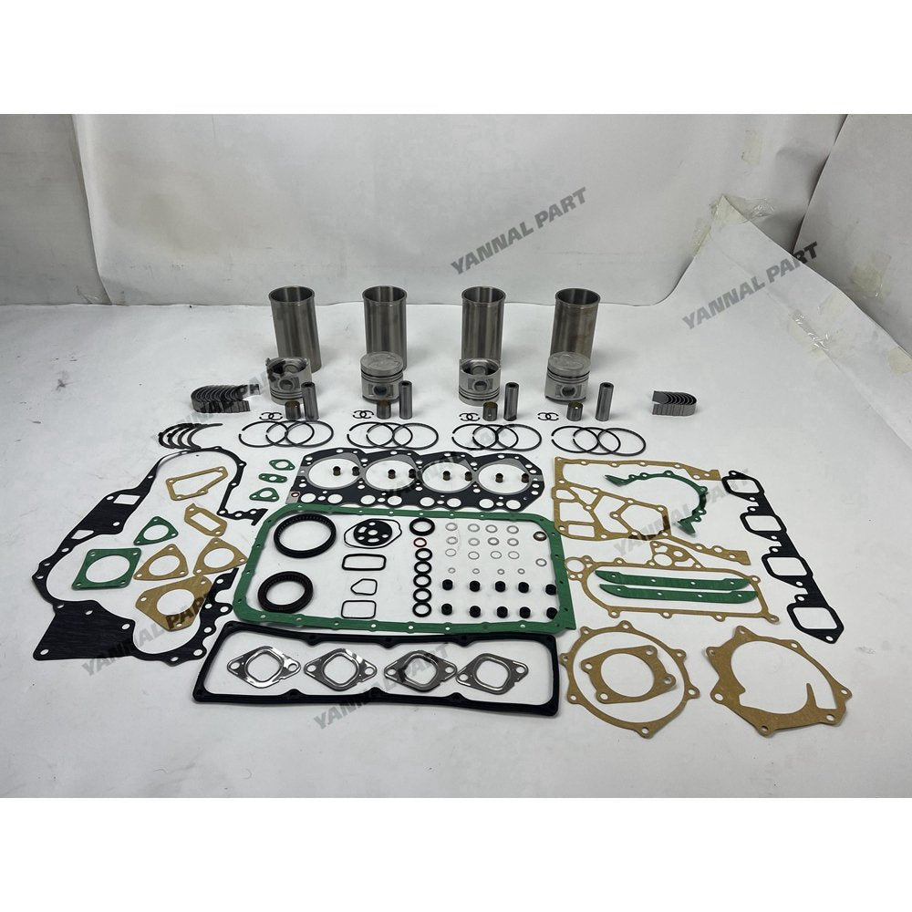 4x TD25 Overhaul Rebuild Kit With Gasket Set Bearing For Nissan diesel Engine