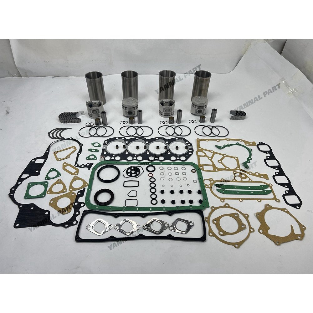 4x TD25 Overhaul Rebuild Kit With Gasket Set Bearing For Nissan diesel Engine