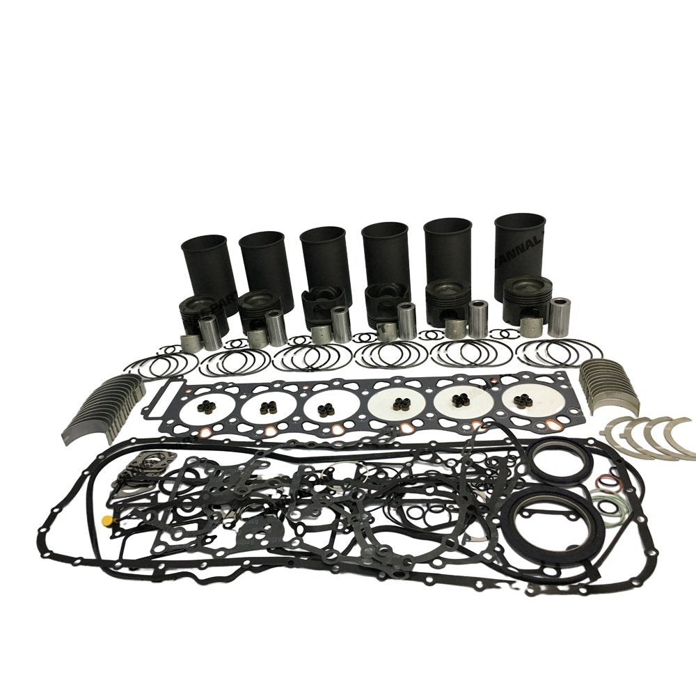 6x For Hino Overhaul Rebuild Kit With Gasket Set Bearing E13C Engine Spare Parts