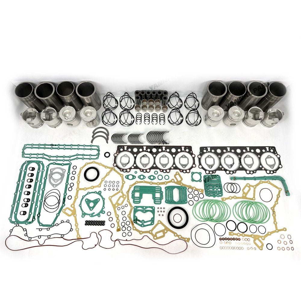 F17E Overhaul Rebuild Kit With Gasket Set Bearing For Hino Excavator Engine