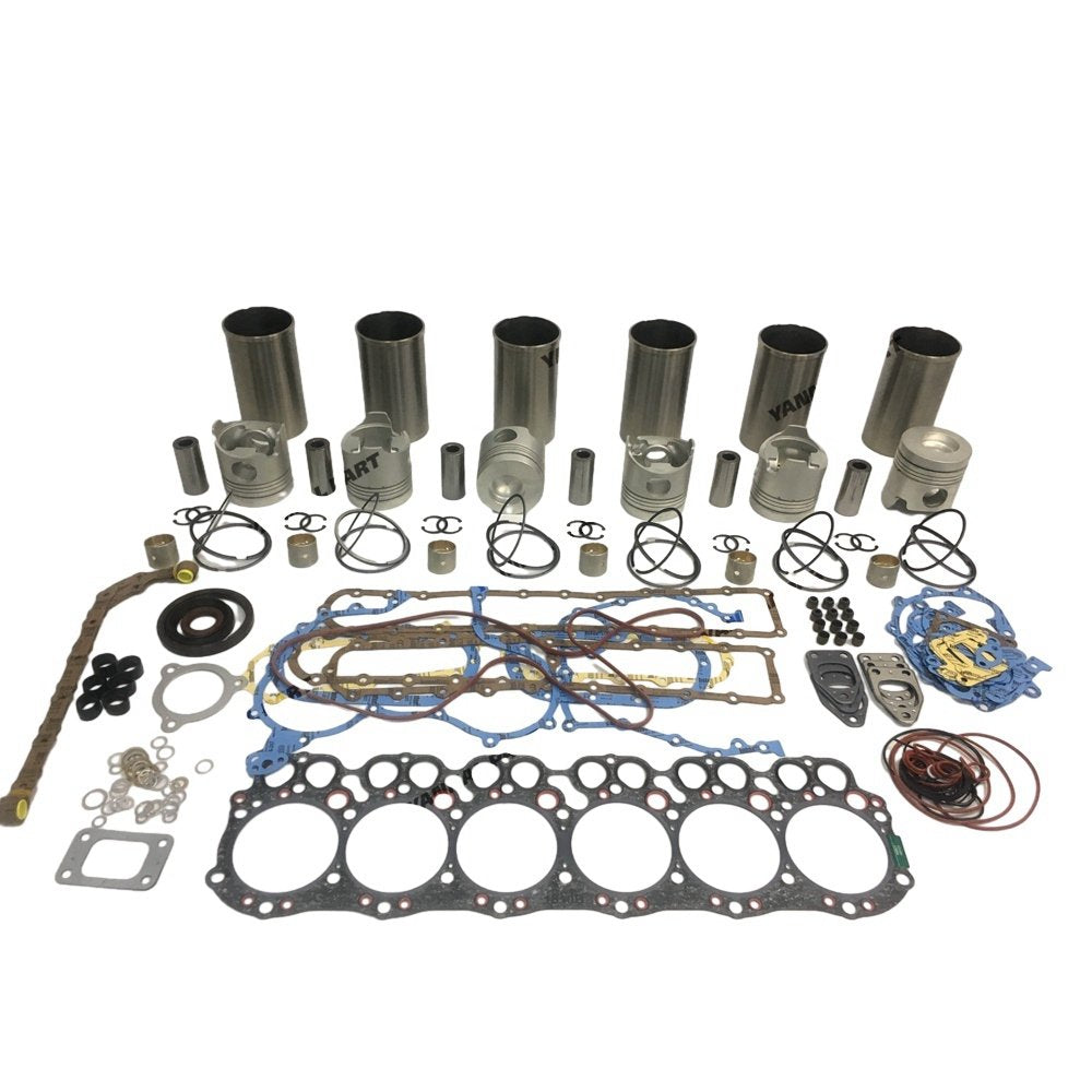 6x For Hino Overhaul Kit With Gasket Set H07C Engine Spare Parts