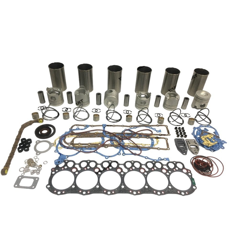 6x For Hino Overhaul Kit With Gasket Set H07C Engine Spare Parts