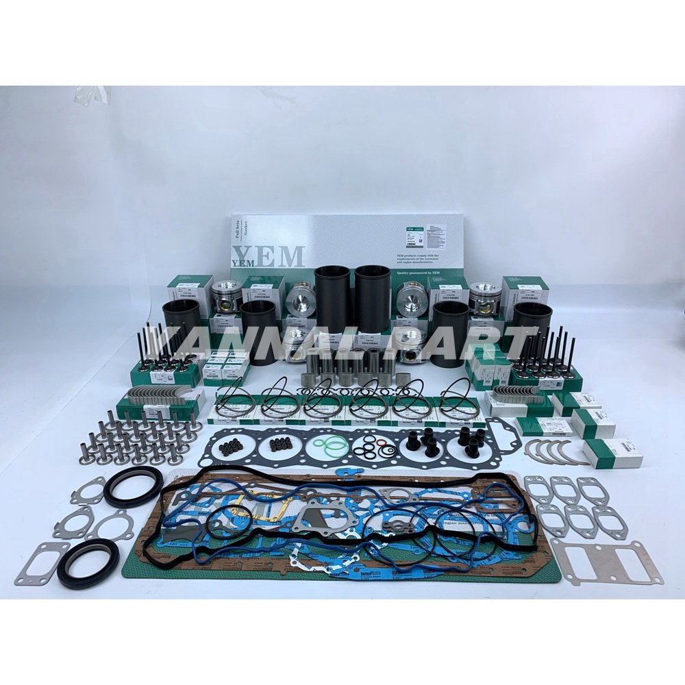 For Hino J08E Overhaul Rebuild Kit Full Head Gasket Set Bearing