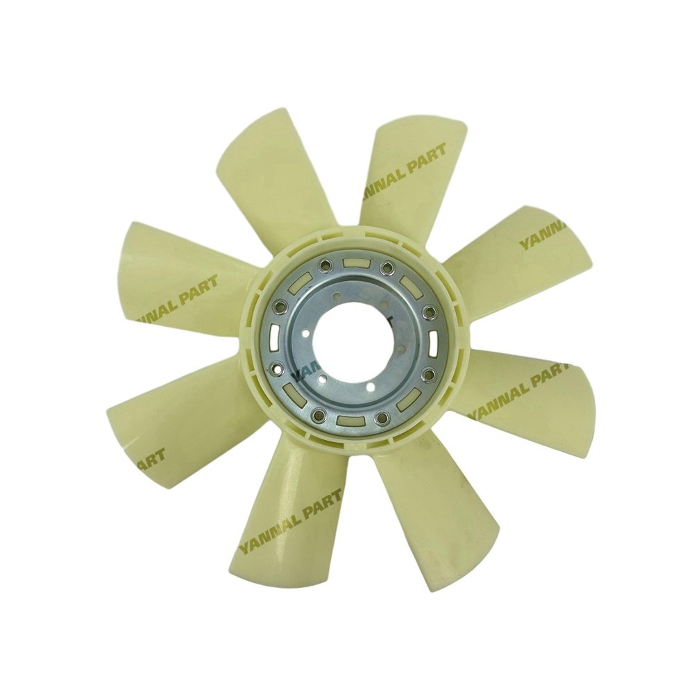 W06D Fan Blade 1.64E 144 8 blades 6 holes For Hino Excavator Engine