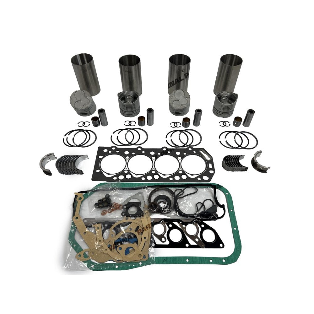 4x 4D55 Overhaul Rebuild Kit With Gasket Set Bearing For Mitsubishi diesel engin