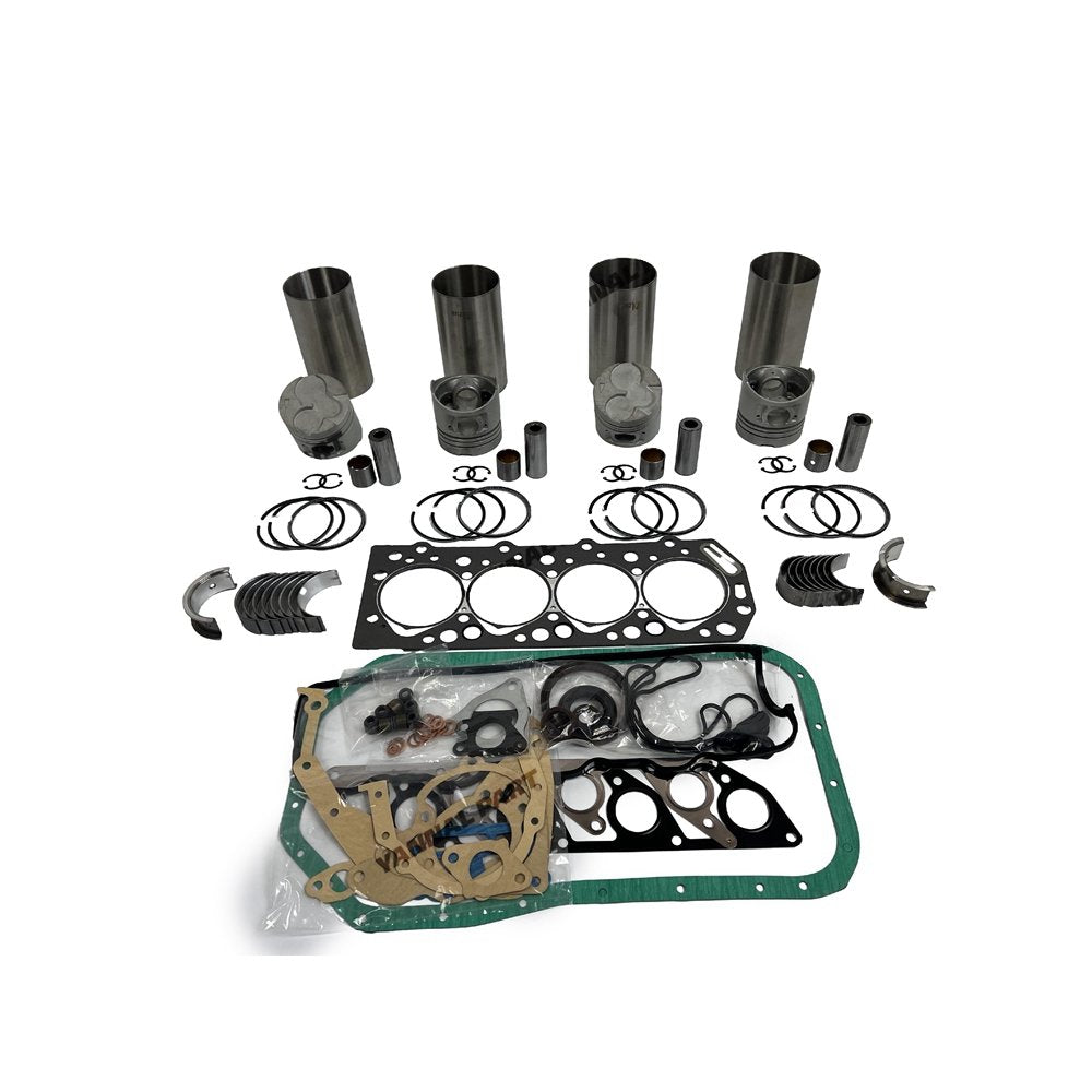 4x 4D55 Overhaul Rebuild Kit With Gasket Set Bearing For Mitsubishi diesel engin