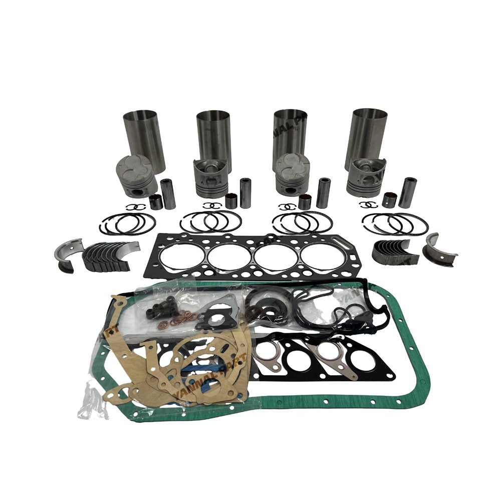 4x 4D55 Overhaul Rebuild Kit With Gasket Set Bearing For Mitsubishi diesel engin