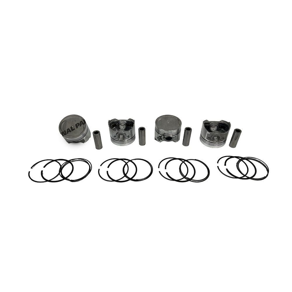 4x 4G63 Piston Kit With Piston Ring STD For Mitsubishi diesel Engine parts