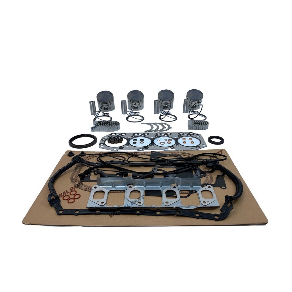 4x For Mitsubishi Piston Kit With Full Gasket Bearing Set 4M40 Engine Parts