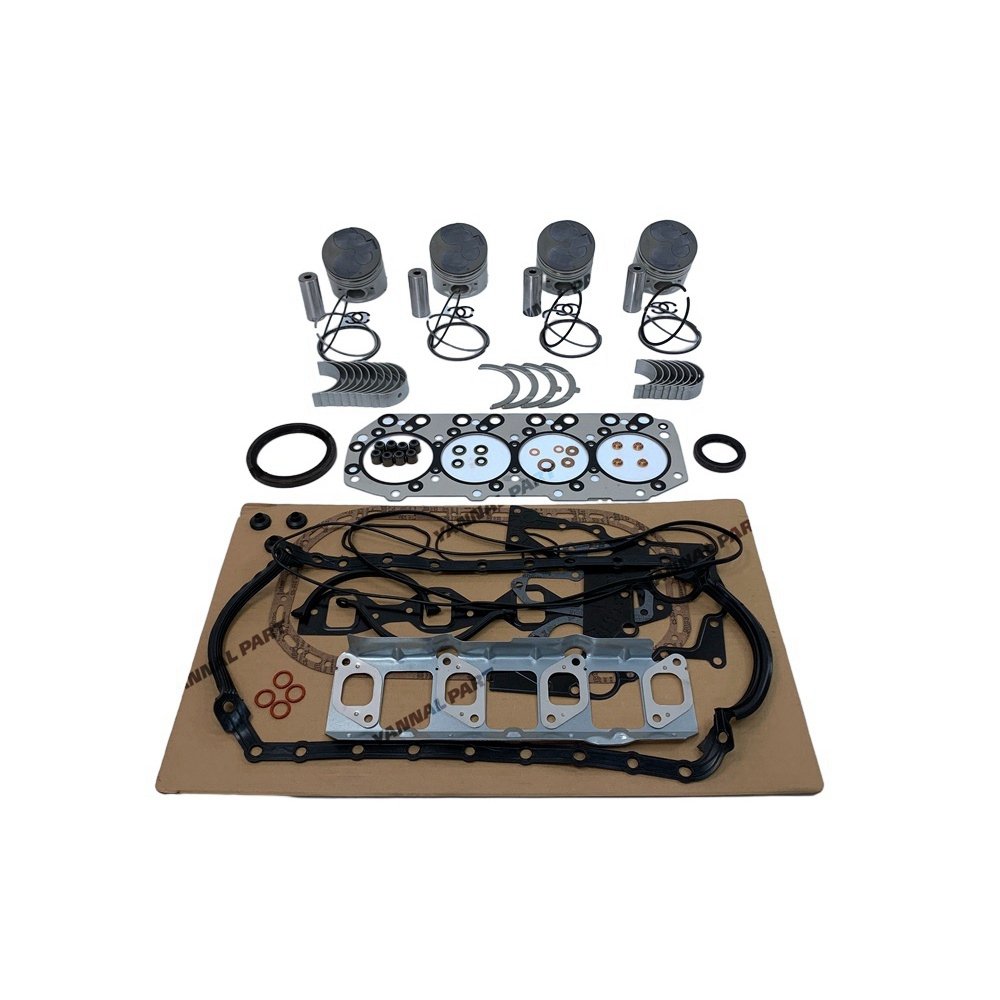 4x For Mitsubishi Piston Kit With Full Gasket Bearing Set 4M40 Engine Parts