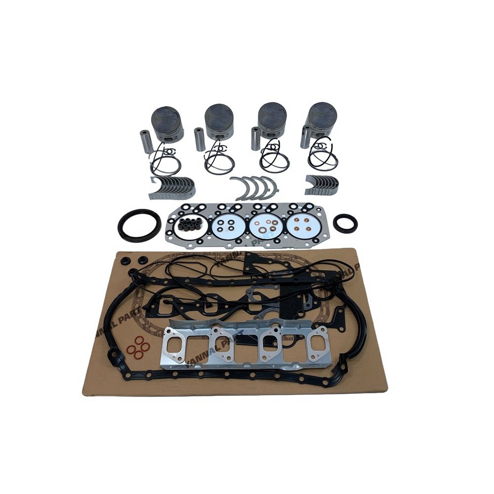 4x For Mitsubishi Piston Kit With Full Gasket Bearing Set 4M40 Engine Parts