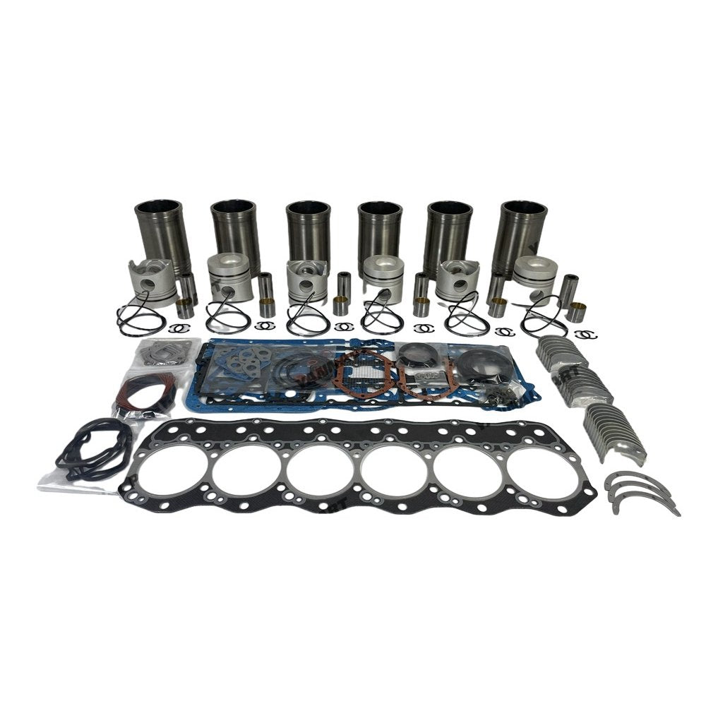 Rebuild Overhaul Kit With Gasket Set Bearing For Mitsubishi 6D15 Diesel Engine