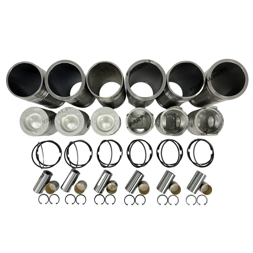 6x Engine Overhaul Rebuild Kit For Mitsubishi 6D22 Engine Parts