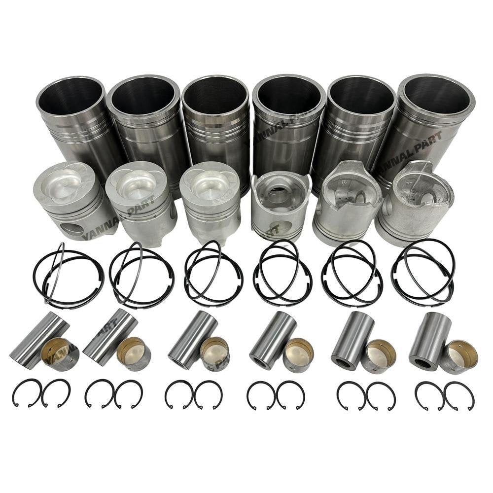 6x Engine Overhaul Rebuild Kit For Mitsubishi 6D22 Engine Parts