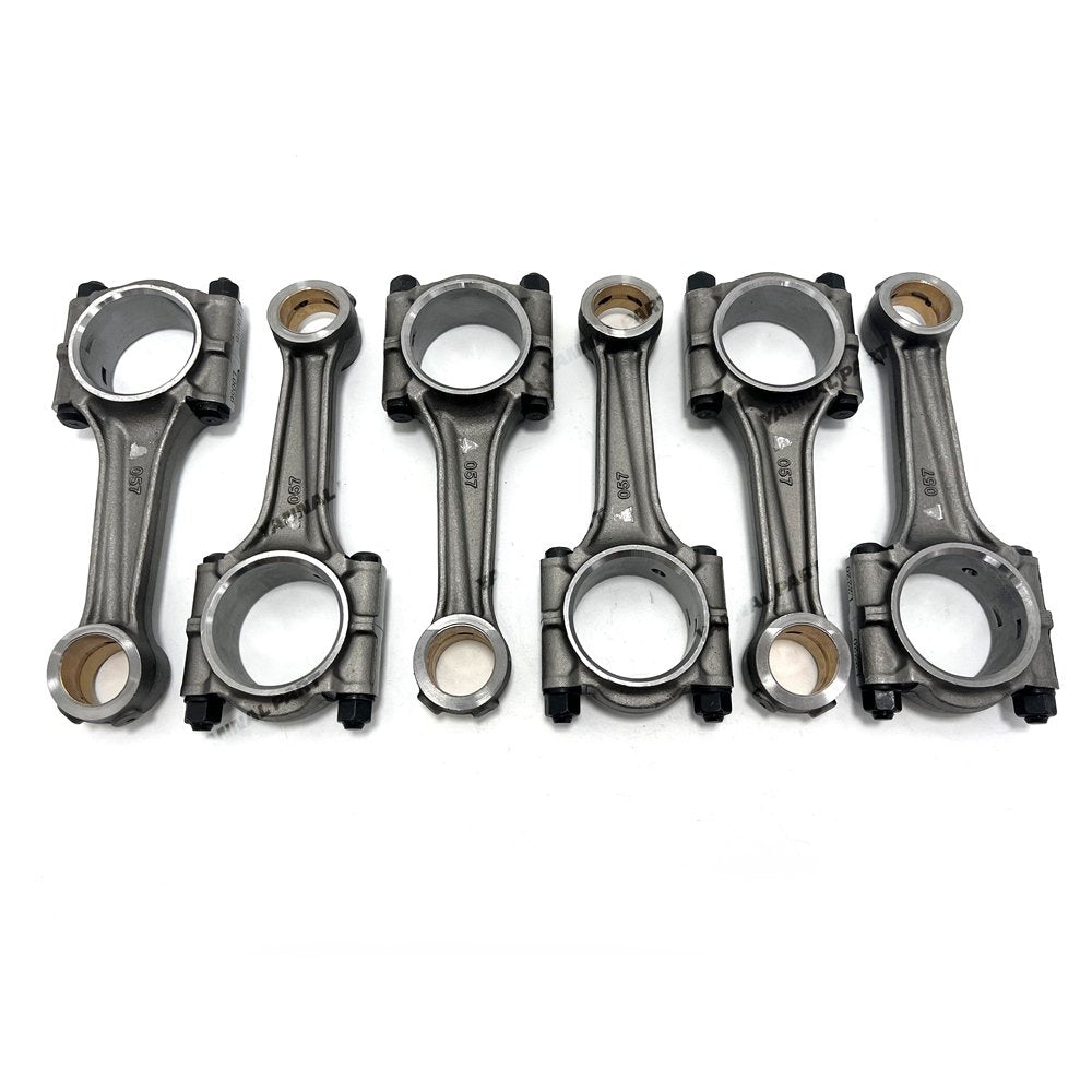 6 PCS Connecting Rod Fit For Mitsubishi 6D31 Engine