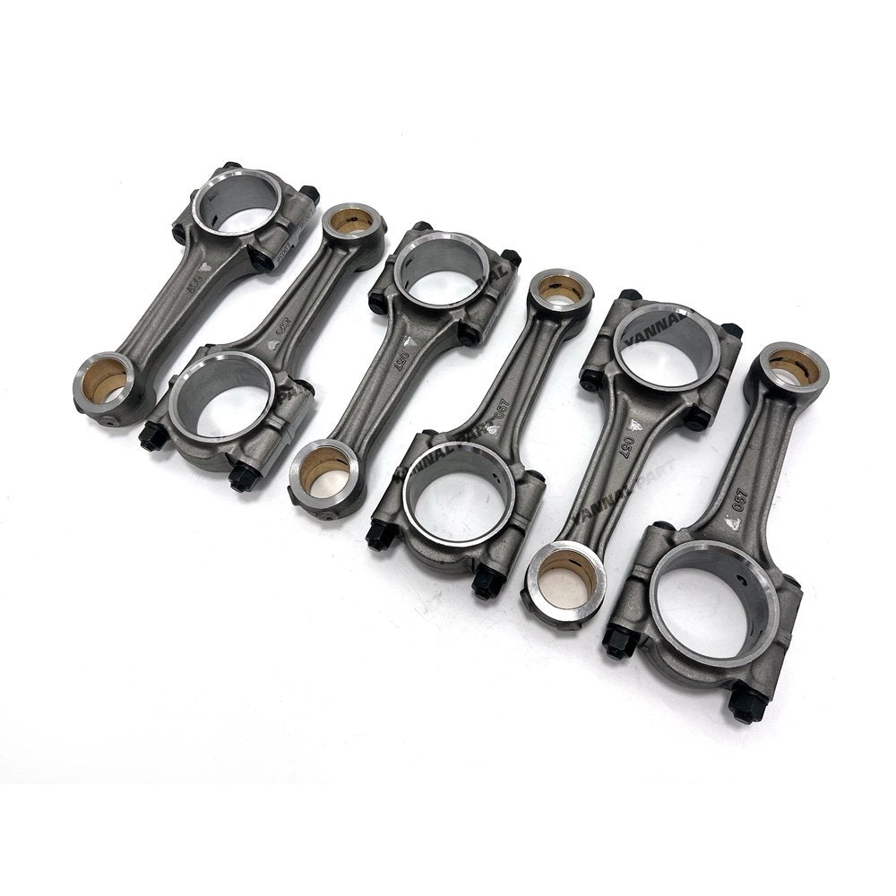 6 PCS Connecting Rod Fit For Mitsubishi 6D31 Engine