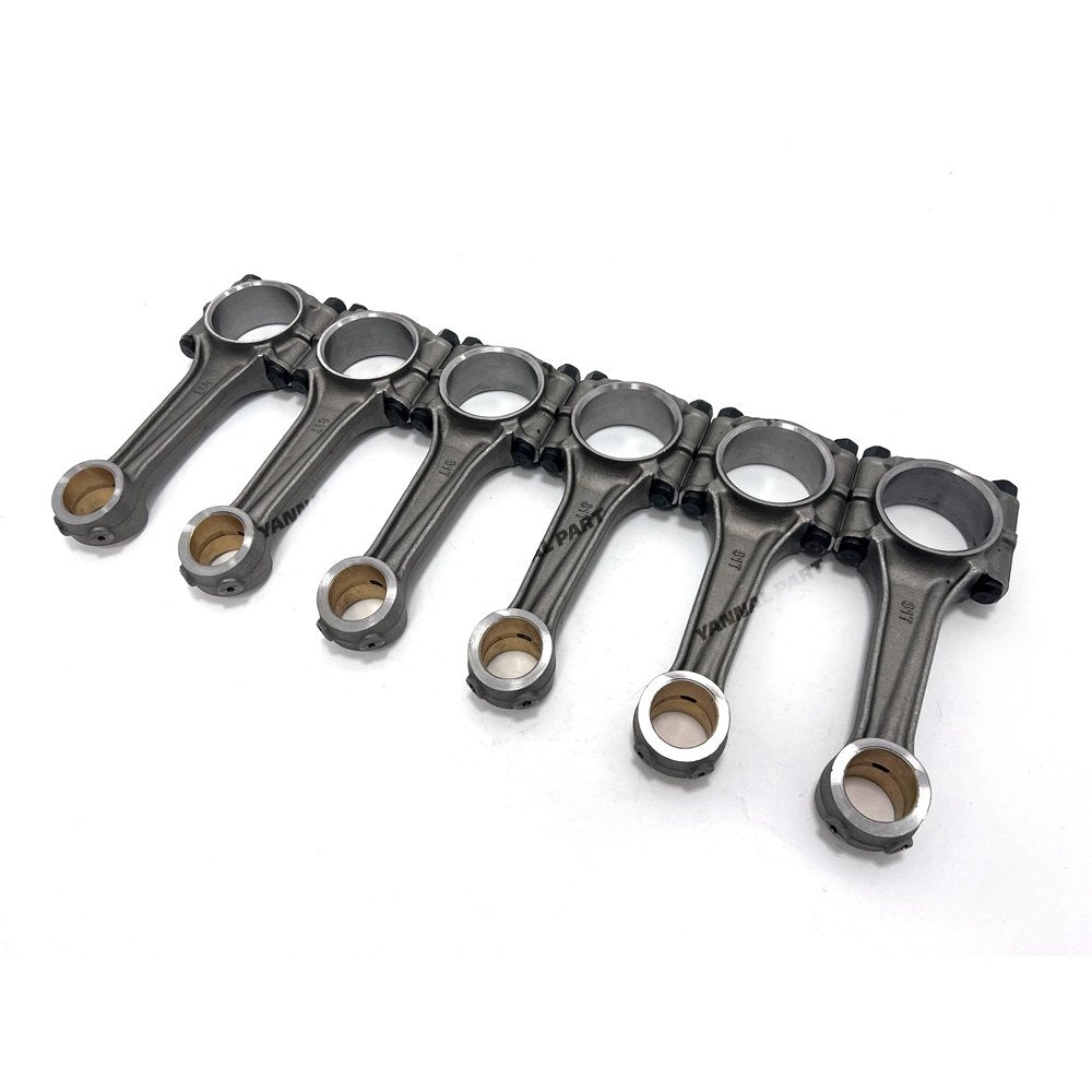 6 PCS Connecting Rod Fit For Mitsubishi 6D31 Engine