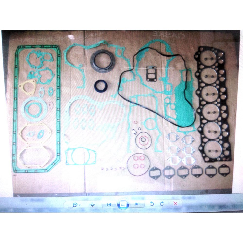 For Mitsubishi Full Gasket Kit--Metal forklift Diesel Engine 6D34 6D34T