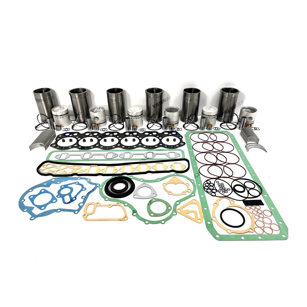 Engine Overhaul Rebuild Kit With Gasket Bearing Set For Mitsubishi 6DS70 Engine