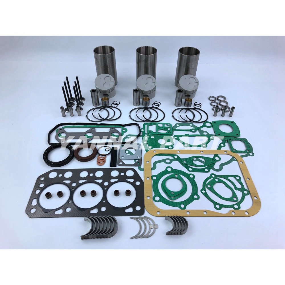 For Mitsubishi K3F IDI Overhaul Rebuild Kit Full Head Gasket Set Bearing