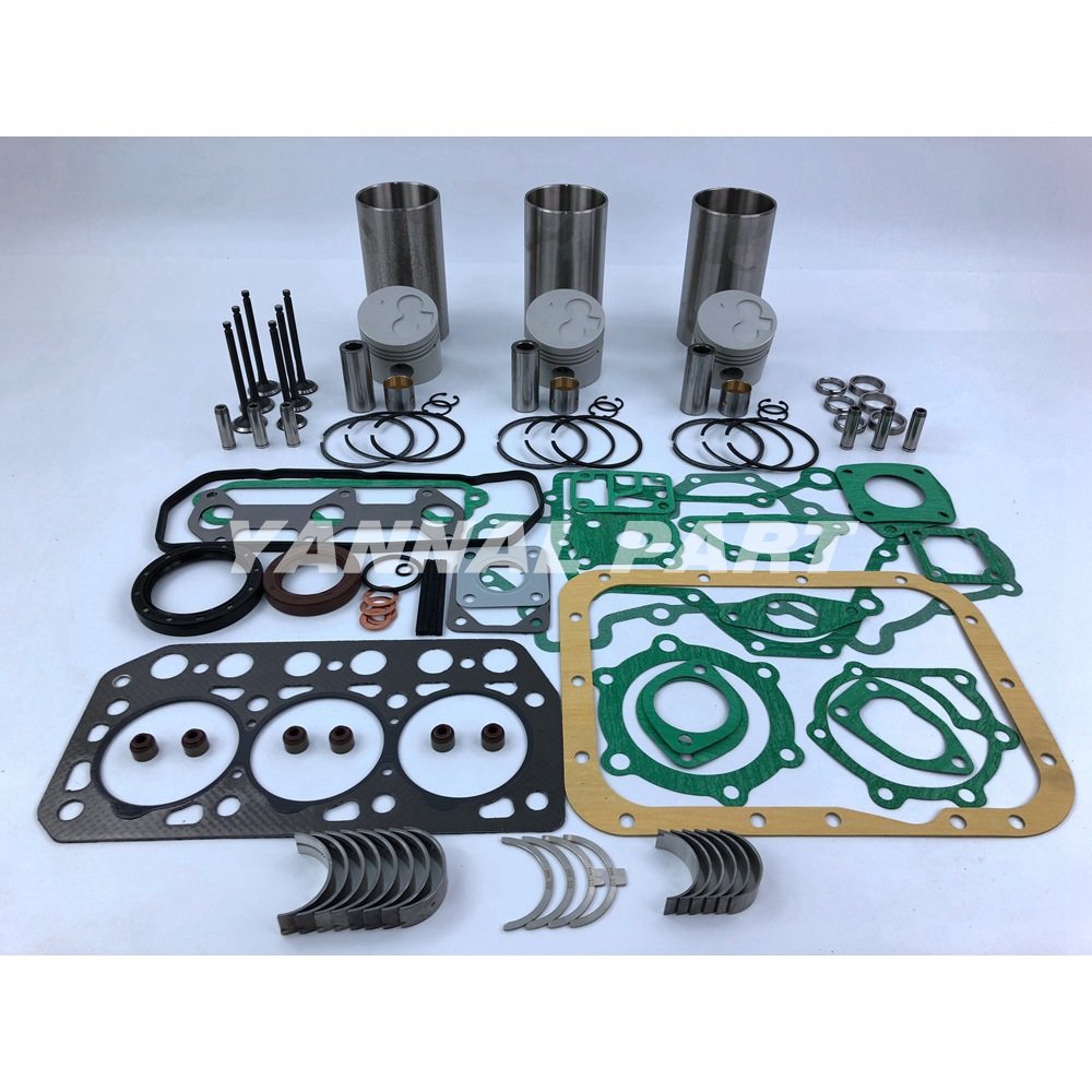 For Mitsubishi K3F IDI Overhaul Rebuild Kit Full Head Gasket Set Bearing