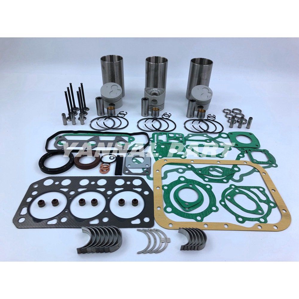 For Mitsubishi K3F IDI Overhaul Rebuild Kit Full Head Gasket Set Bearing