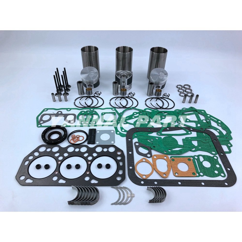 For Mitsubishi K3M DI Overhaul Rebuild Kit Full Head Gasket Set Bearing