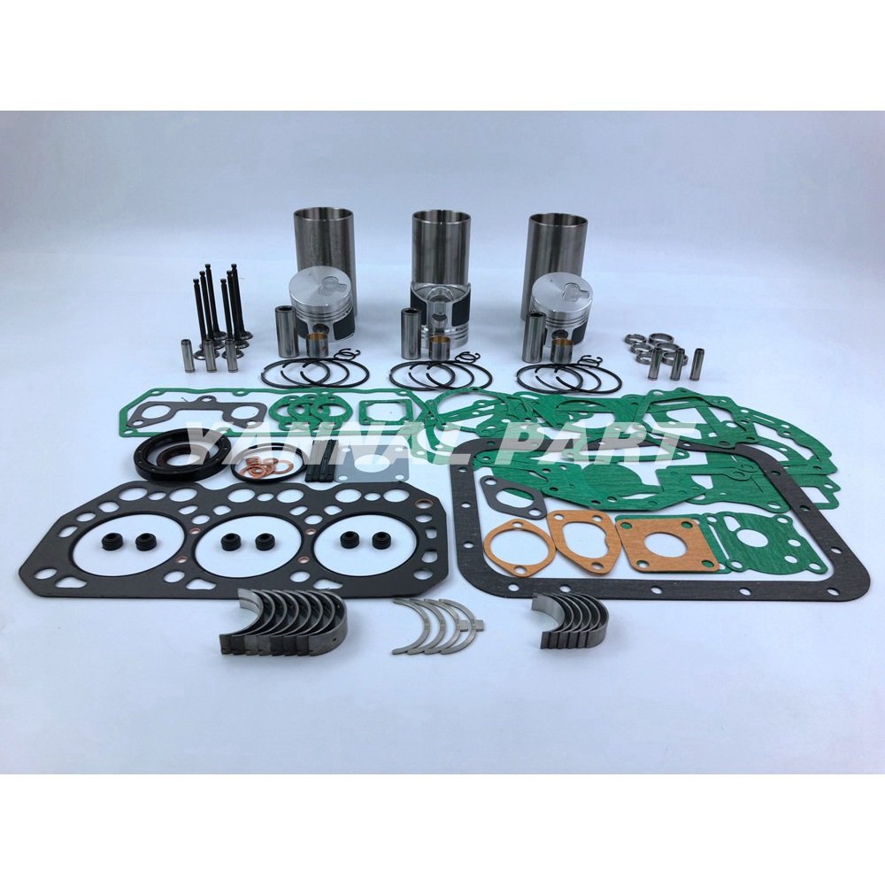 For Mitsubishi K3M IDI Overhaul Rebuild Kit Full Head Gasket Set Bearing